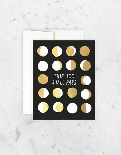 Greeting Card - Moon Phases