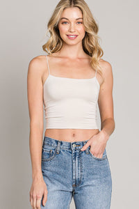 Cropped Strappy Tank - More Colors