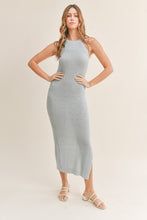 Load image into Gallery viewer, Halter Neck Knit Dress - Dusty