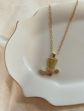 Load image into Gallery viewer, Cowboy Boot Necklace - Gold Filled