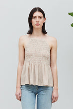 Load image into Gallery viewer, Smocked Stripe Top - Natural