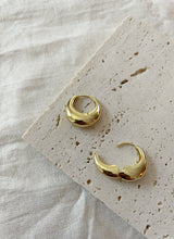 Load image into Gallery viewer, Tapered Huggie Hoop Earrings - Gold Filled