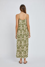 Load image into Gallery viewer, Bold Print V-Neck Maxi Dress - Sage