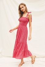 Load image into Gallery viewer, Maxi Flowy Dress - Pink Peacock