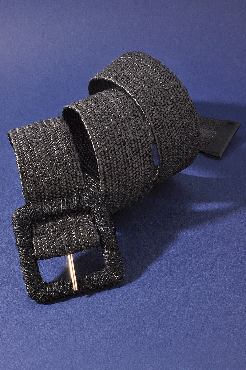 Straw Square Belt - More Colors