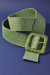 Straw Square Belt - More Colors