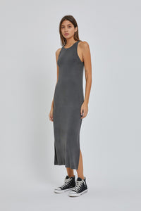 The Melrose Dress - Charcoal