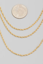 Load image into Gallery viewer, Secret Box Dainty Layered Twisted Chain Necklace