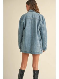 Denim Oversize Blazer