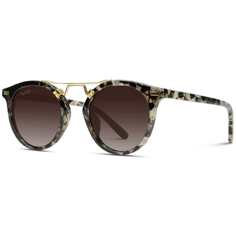 Skyler Sunglasses - Beige Tortoise