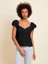 Load image into Gallery viewer, Angel Bubble Sleeve Cami - Jet Black