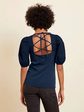Load image into Gallery viewer, Dominique Lace Up Tee