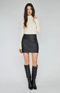 Nicola Leather Skirt