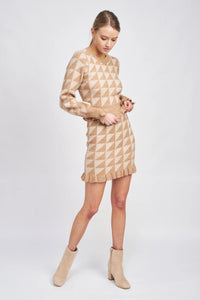 Blaise Mini Skirt - Taupe