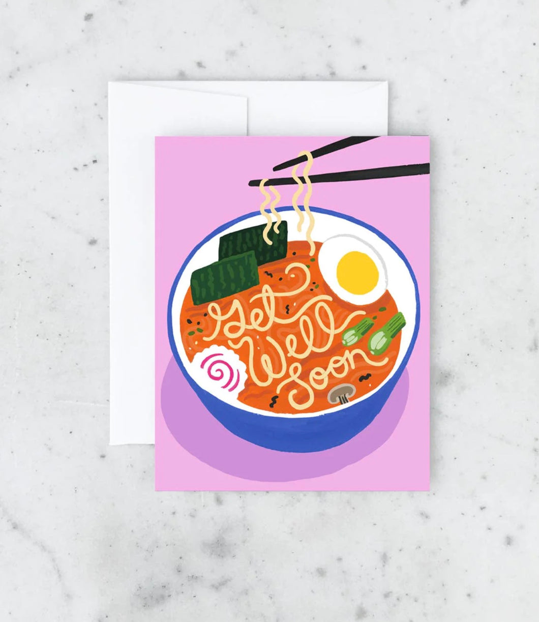 Card - Get Well Soon Ramen