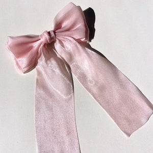 Organza Hair Bow Barrette