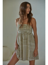 Load image into Gallery viewer, Striped Tube Vacay Dress