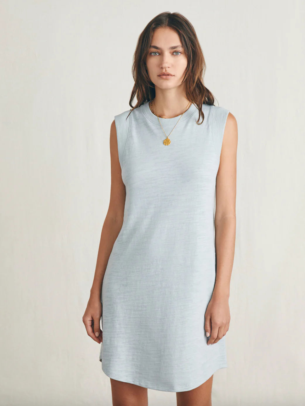 Sunwashed Slub Muscle Dress