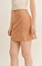 Load image into Gallery viewer, She&#39;s Magic Suede Skirt - Camel