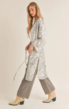 Load image into Gallery viewer, Aura Sequin Kimono