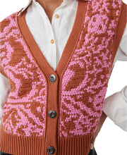 Load image into Gallery viewer, Tapestry Vest - Cinna Magnolia Combo