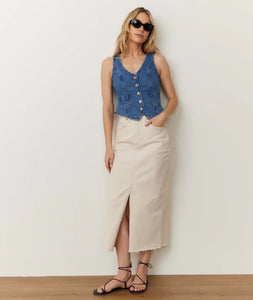 Daisy Denim Vest