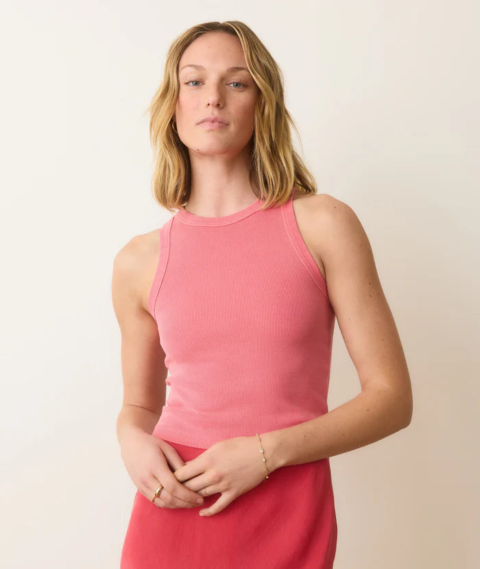 Lexi Rib High Neck Tank