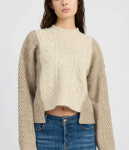 Load image into Gallery viewer, Boxy Spliced Sweater