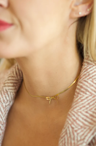 Bow Choker Necklace