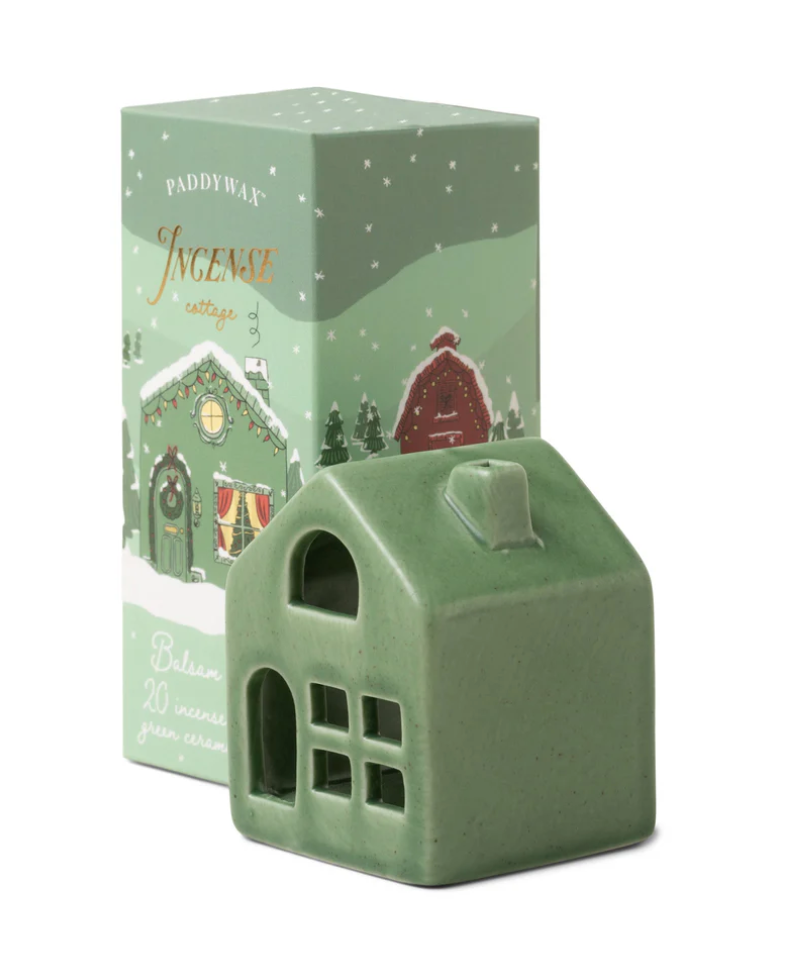 Incense Ceramic House - Balsam and Fir