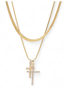 Double Crossed Necklace