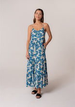 Load image into Gallery viewer, Tiered Maxi Dress - Dusty Teal Blue