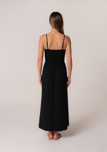 Load image into Gallery viewer, Spaghetti Smocked Waist Dress - Black