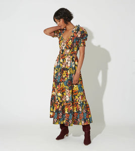 Caprice Ankle Dress - Monet