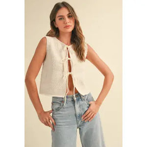 Knitted Tie Vest