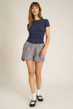 Load image into Gallery viewer, Izzie Ruched Baby Tee