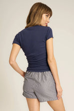Load image into Gallery viewer, Izzie Ruched Baby Tee