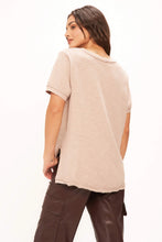 Load image into Gallery viewer, Knockout V Neck Tee - Autumn Pink