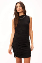 Load image into Gallery viewer, Romeo Side Ruched Dress - Black