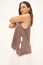 Load image into Gallery viewer, Runaway Sweater Stripe Washed Tank - Maple