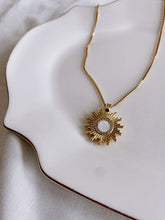 Load image into Gallery viewer, Sunburst Opal Necklace - Gold Filled