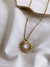 Load image into Gallery viewer, Sunburst Opal Necklace - Gold Filled
