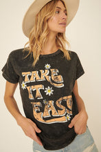 Load image into Gallery viewer, Take It Easy Tee - Charcoal