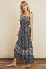 Load image into Gallery viewer, Paisley Spaghetti Strap Midi Dress - Indigo Blue