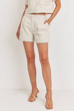 Load image into Gallery viewer, Pleated Wide Leg Short - Ivory
