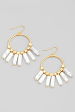 Load image into Gallery viewer, Mini Stone Fringe Earrings