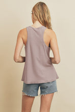 Load image into Gallery viewer, High Neck Flared Tank Top- Multiple Colors