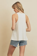 Load image into Gallery viewer, High Neck Flared Tank Top- Multiple Colors