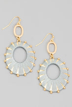 Load image into Gallery viewer, Oval Chain Drop Earrings - More Colors
