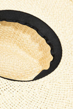 Load image into Gallery viewer, Straw Woven Sun Hat - Ivory